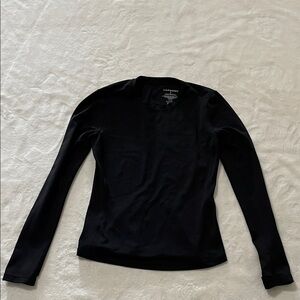Carbon38 Black Long Sleeve Blouse